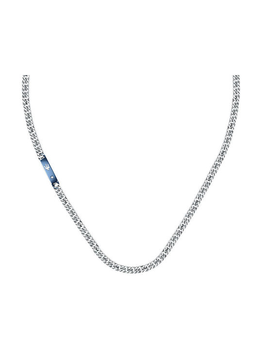 Maserati Maserati Halskette aus Silber Blau
