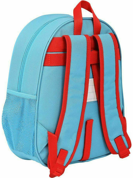 Safta Pinocchio 3D School Bag Backpack Kindergarten in Light Blue color 10lt