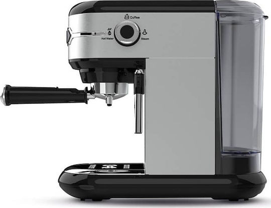 Life Origin Automatic Espresso Machine 1450W Pressure 15bar Silver