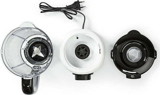Nedis Μπλέντερ με Πλαστική Κανάτα 1.5 lt 800W Λευκό KABL300CWT