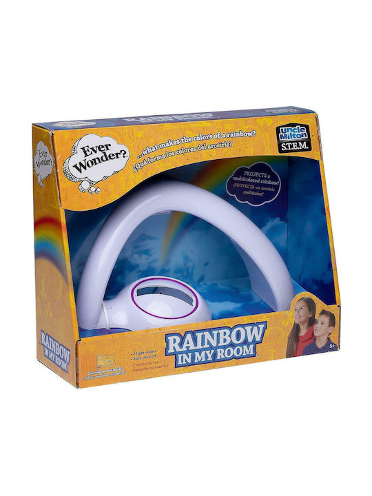 Uncle Milton Παιδικό Φωτιστικό Projector Rainbow in my Room με Προβολή Σχεδίων Λευκό
