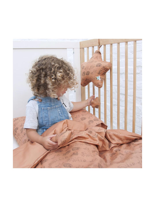 Trixie Baby Bettbezug Set mit Kissenbezug Silly Sloth Orange 100x140cm. Trixie Baby Bettbezug Set mit Kissenbezug Silly Sloth Orange 100x140cm.