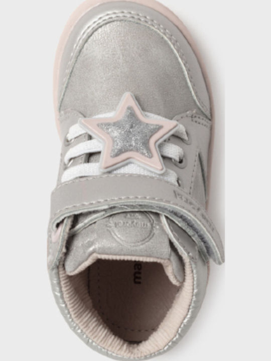 Παιδικά Μποτάκια με Φερμουάρ Ασημί