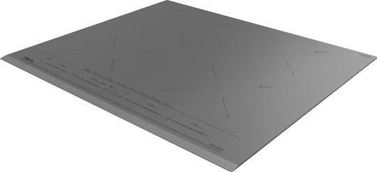 Teka Plită cu Inducție Autonom cu Funcție de Blocare Sticlă gri aburită 60x51εκ. Steam Grey Glass