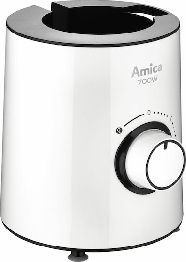 Amica BTM3011 Μπλέντερ με Γυάλινη Κανάτα 1.5 lt 700W Λευκό