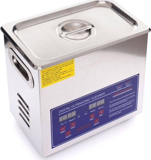 Kraft & Dele Καθαριστής Υπερήχων 6.5lt Inox με Ψηφιακό Χρονοδιακόπτη