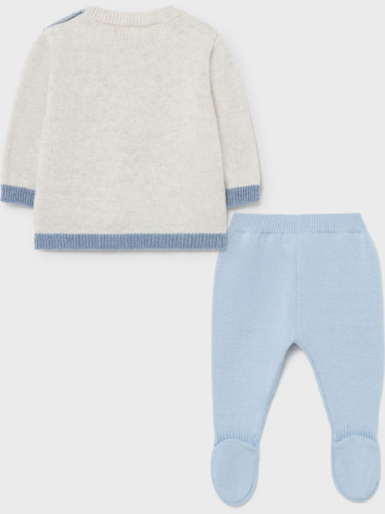 Mayoral Kids Set with Pants Winter 2pcs Light Blue