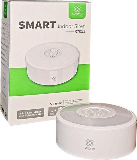 Woox Wireless ZigBee Alarm Siren Baterie Indoor 85dB 8x8cm