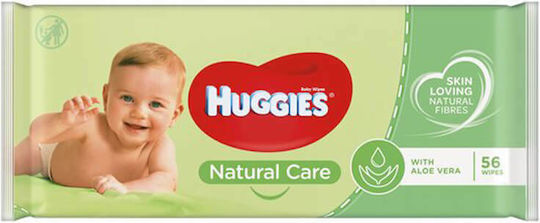 Natural Care Бебешки кърпички 56бр