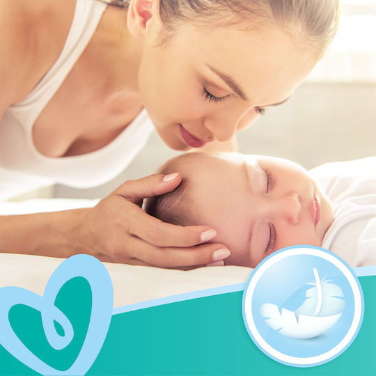 Pampers Sensitive Хипоалергенни Бебешки Кърпички Без Аромат Алкохол и Парабени 52 Бр