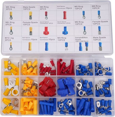 Kraft & Dele Insulated Terminal Kit 160pcs KD-10487