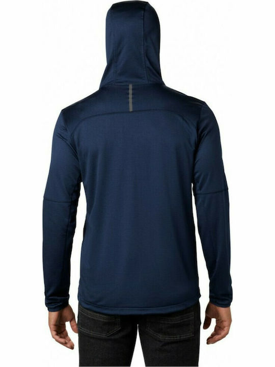 Columbia Men's Sweatshirt Jacket with Hood and Pockets Navy