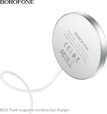 Borofone Wireless Charger (Qi Pad) 15W White (BQ11)