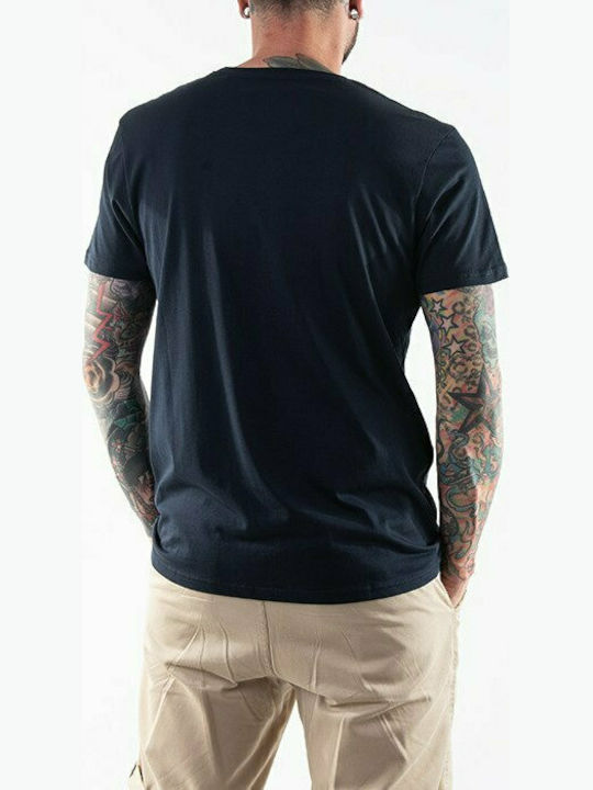 Alpha Industries Men's Short Sleeve T-shirt Navy Blue