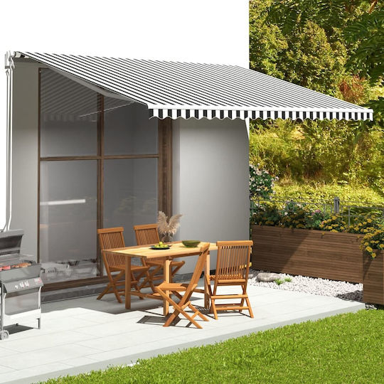 vidaXL Multicolour Awning Fabric with PU Coating 3x5m