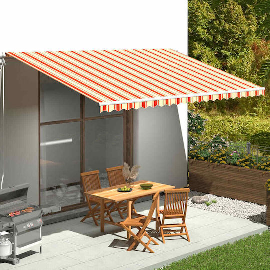 vidaXL Replacement Awning Multicolour with PU Coating 3x5m