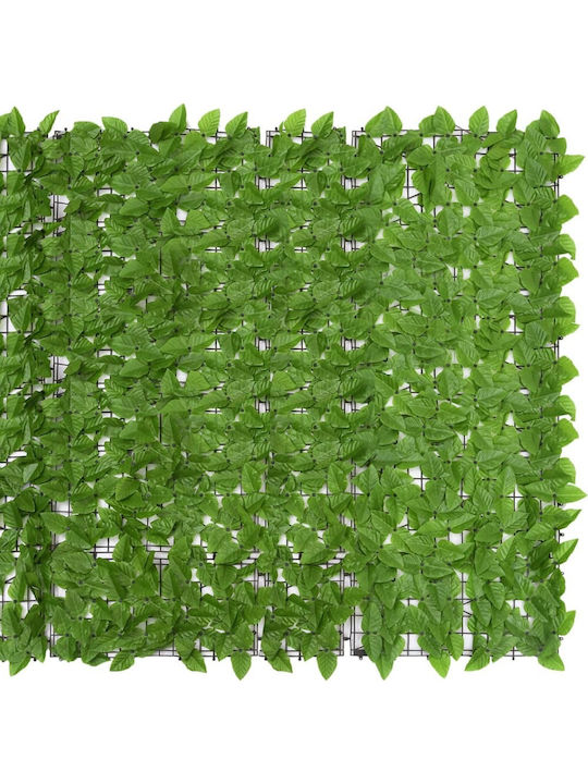 vidaXL Künstliches Laubpaneel mit grünen Blättern 3x1.5m