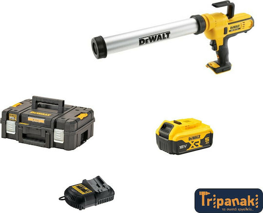 DEWALT Electric Silicone Glue Gun Battery 18V 1x5Ah with Carrying Case