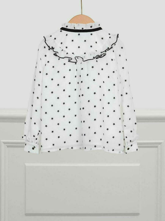 Abel & Lula Kids Shirt Long Sleeve Ecru