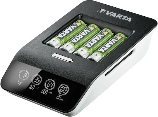 Varta Ultra Fast Charger+ 4 Batteries Ni-Cd/Ni-MH Size AA/AAA Set with 4x AA 2100mAh
