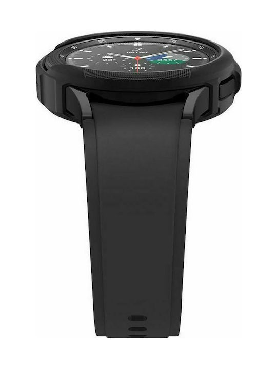 Spigen Liquid Air Силиконов Калъф в Черен цвят за Галакси Уотч 4 Класик 42мм