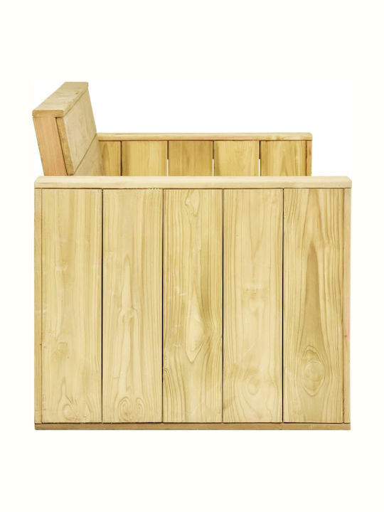 Garden & Outdoor Furniture Sets Living Room Set Pieces 2 with Pillows Impregnated Pine Wood