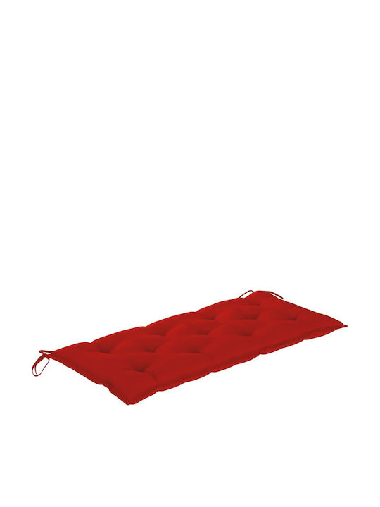 Bench Outdoor Bamboo with Pillows 118x38x45cm