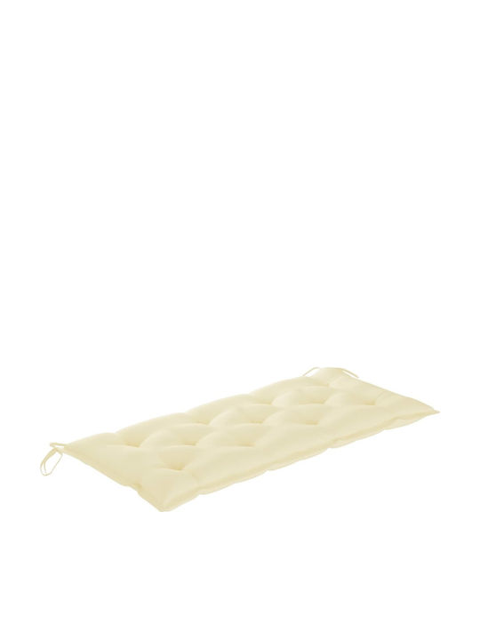 Bench Outdoor Bamboo with Pillows 118x38x45cm