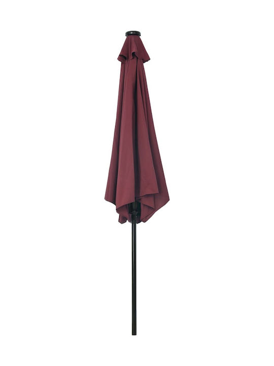Umbrelă Rotundă Metalică Burgundă Φ3m
