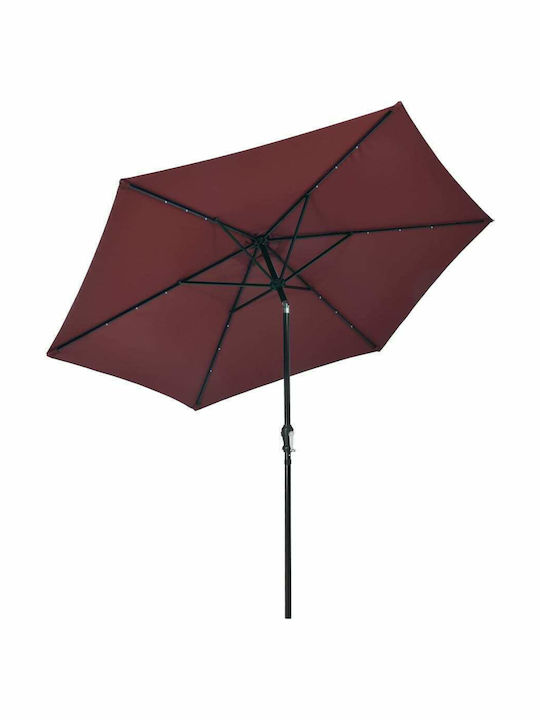 Umbrelă Rotundă Metalică Burgundă Φ3m