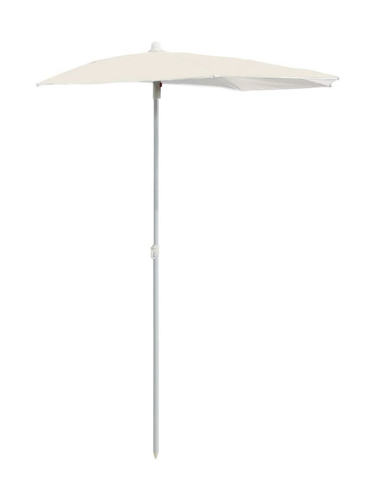 Garden & Terrace Floor Metal Round Parasol Άμμου