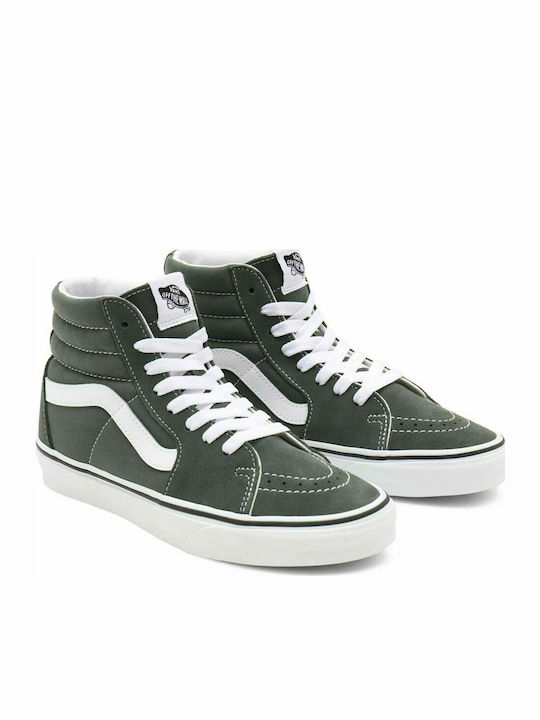 UA SK8-Hi Boots Khaki