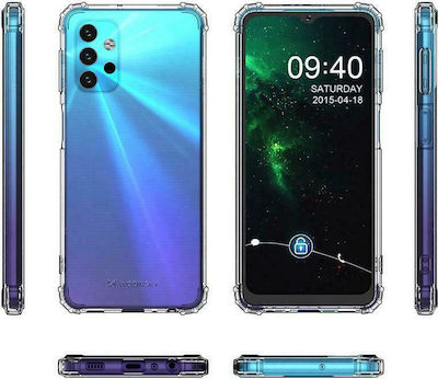 Wozinsky Anti Shock Umschlag Rückseite Silikon Transparent (Galaxy A32 5G)