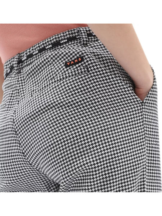 Well Suited Women's Fabric Trousers with Elastic Regular Fit Black