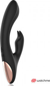Dream Love Anne's Desire Rabbit Fără Fir Watchme Vibrator Iepurele cu Control De La Distanță 20cm Negru/Auriu