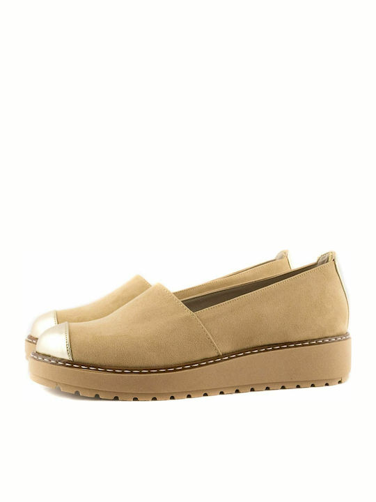 400 Γυναικεία Slip-On Μπεζ