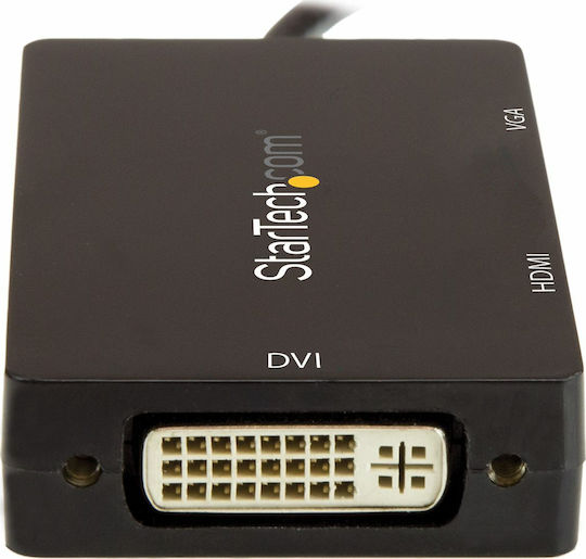 StarTech USB-C Docking Station με HDMI 4K Μαύρο (CDPVGDVHDBP)