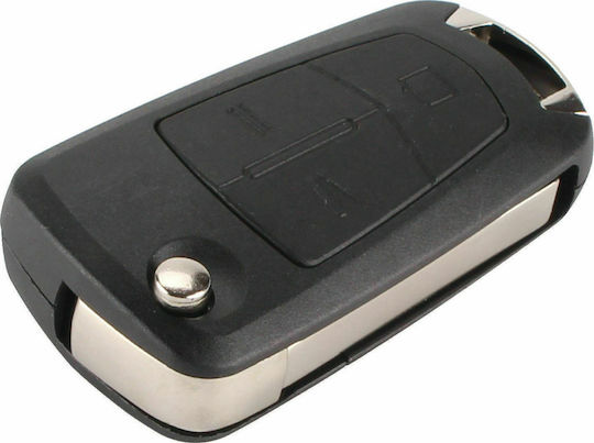 Foldable Car Key Shell with Blade with 3 Buttons for Opel Flip