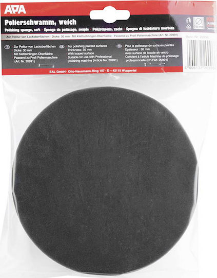 Polishing Sponge 180mm Soft Black 20997
