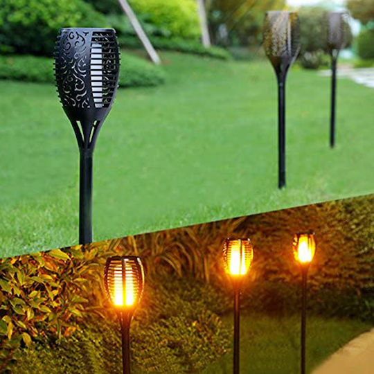 Spiked Solar Light Torch 9W with Photocell
