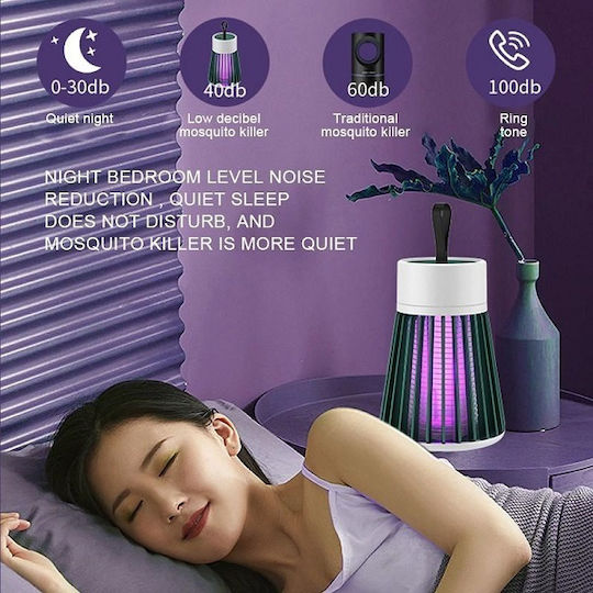 Factory Ηλεκτρική Εντομοπαγίδα Led Λευκό - Πράσινο 5W