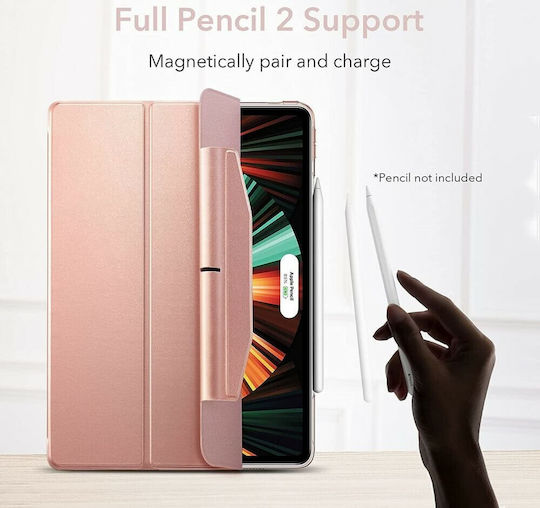 ESR Ascend Flip Cover Ροζ Χρυσή (iPad Pro 2021 12.9")