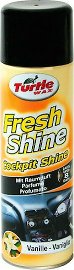 Turtle Wax Fresh Shine Vanilla Polishing Spray for Car Dashboard with Aroma Vanilla 500ml