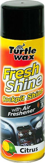 Turtle Wax Fresh shine Citrus Σπρέι Γυαλίσματος για Ταμπλό Αυτοκινήτου 500ml