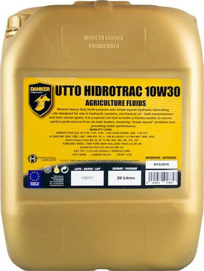 Danker Utto Hidrotrac Автомобилна Трансмисионна Масло за Автоматична и Ръчна Скоростна Кутия 10W-30 20л