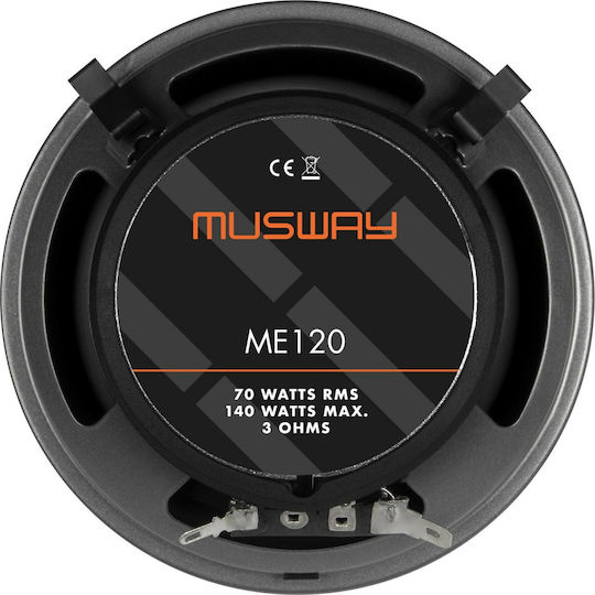 Musway Комплект Автомобилни Високоговорители ME120 4.5" с 70W RMS (2 път)