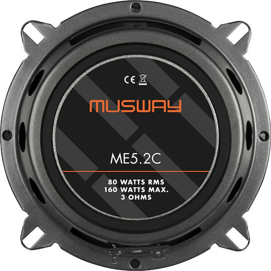Musway ME5.2C Σετ Ηχεία Αυτοκινήτου Διαιρούμενα 5.25" με 80W RMS (2 Δρόμων)