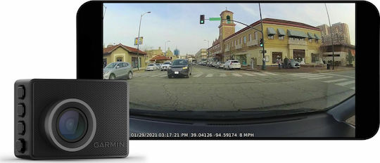 Garmin Dash Cam 47 Camera DVR Auto 1080P cu Ecran 2" pentru Parbriz cu ventuză de aspirație