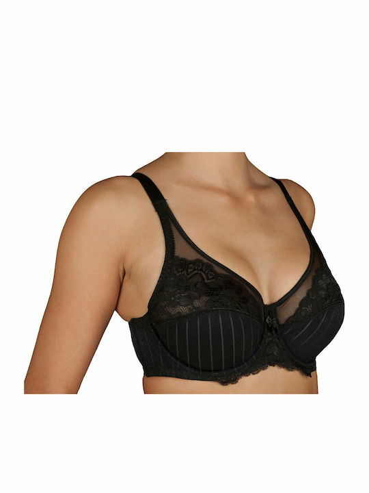 Mariluz Bra without Padding Underwire Black