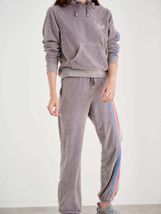 SugarFree Women's Jogger Sweatpants Gray